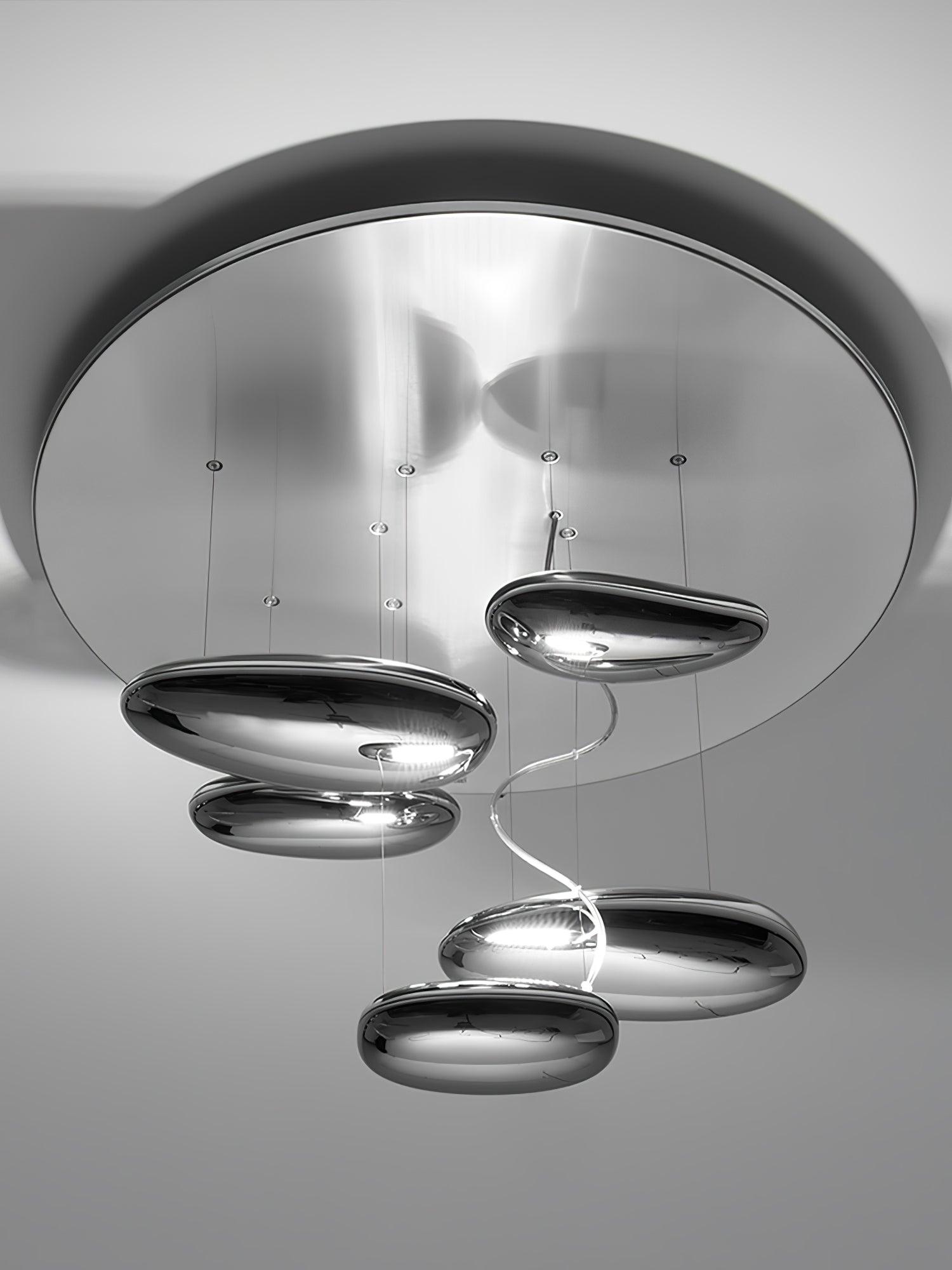 Lustra Plafonnier en Aluminium Galet - Neutralighting