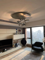Lustra Plafonnier en Aluminium Galet - Neutralighting