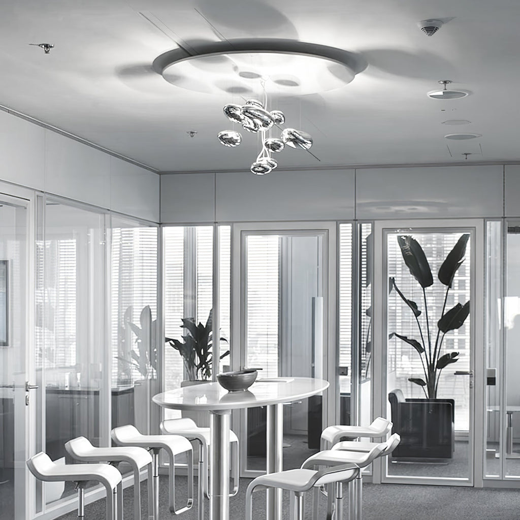 Lustra Plafonnier en Aluminium Galet - Neutralighting