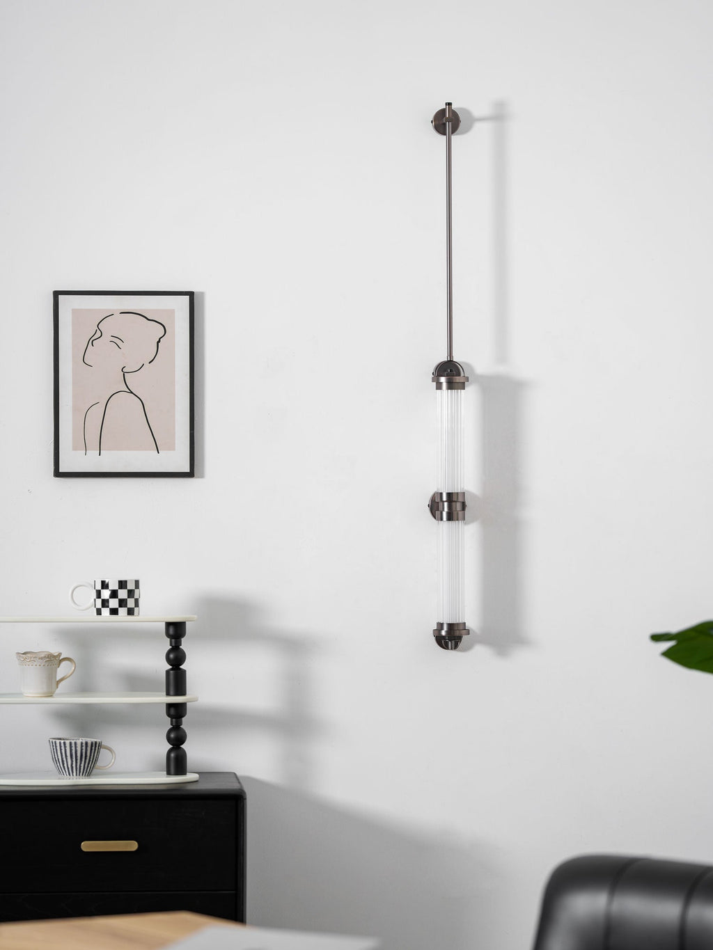 Myrtle Applique Murale Verticale en Verre Art Nordic Premium - Neutralighting