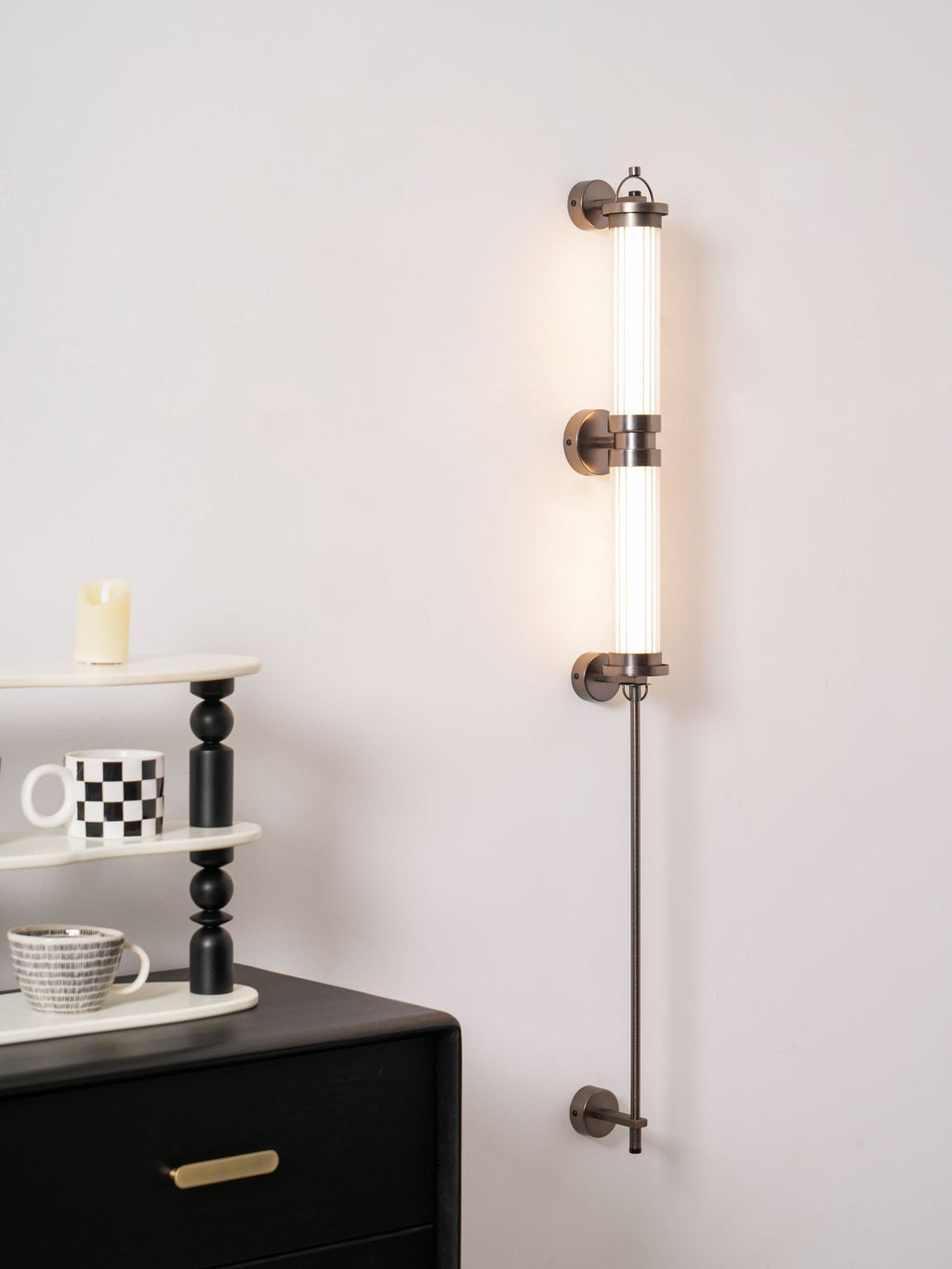 Myrtle Applique Murale Verticale en Verre Art Nordic Premium - Neutralighting