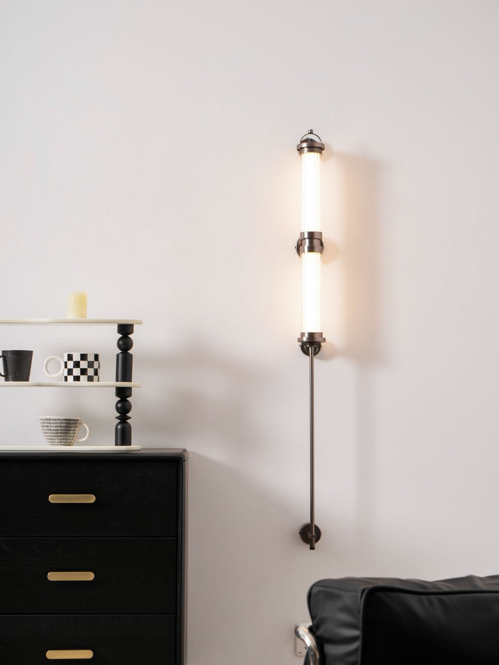 Myrtle Applique Murale Verticale en Verre Art Nordic Premium - Neutralighting