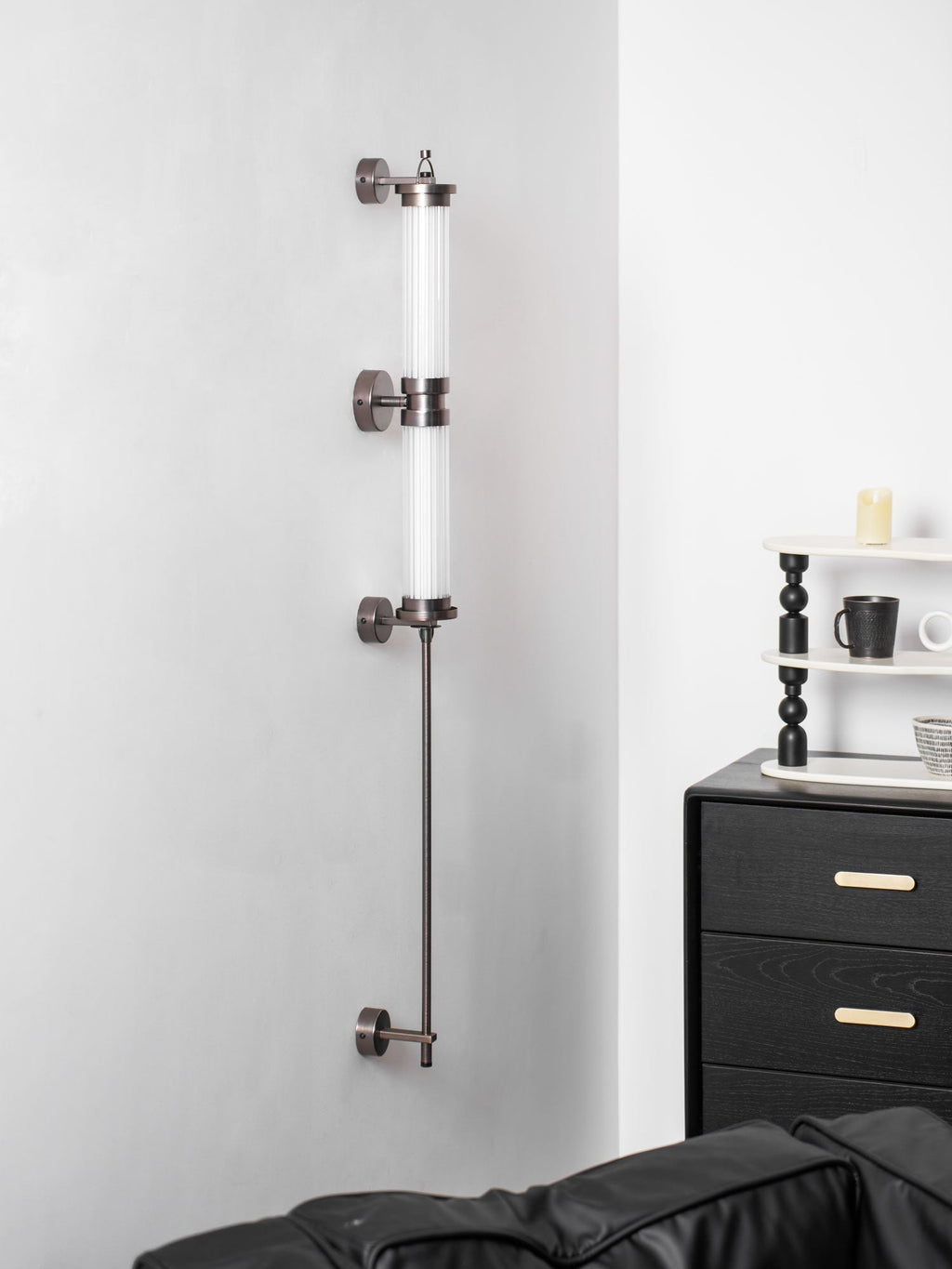 Myrtle Applique Murale Verticale en Verre Art Nordic Premium - Neutralighting