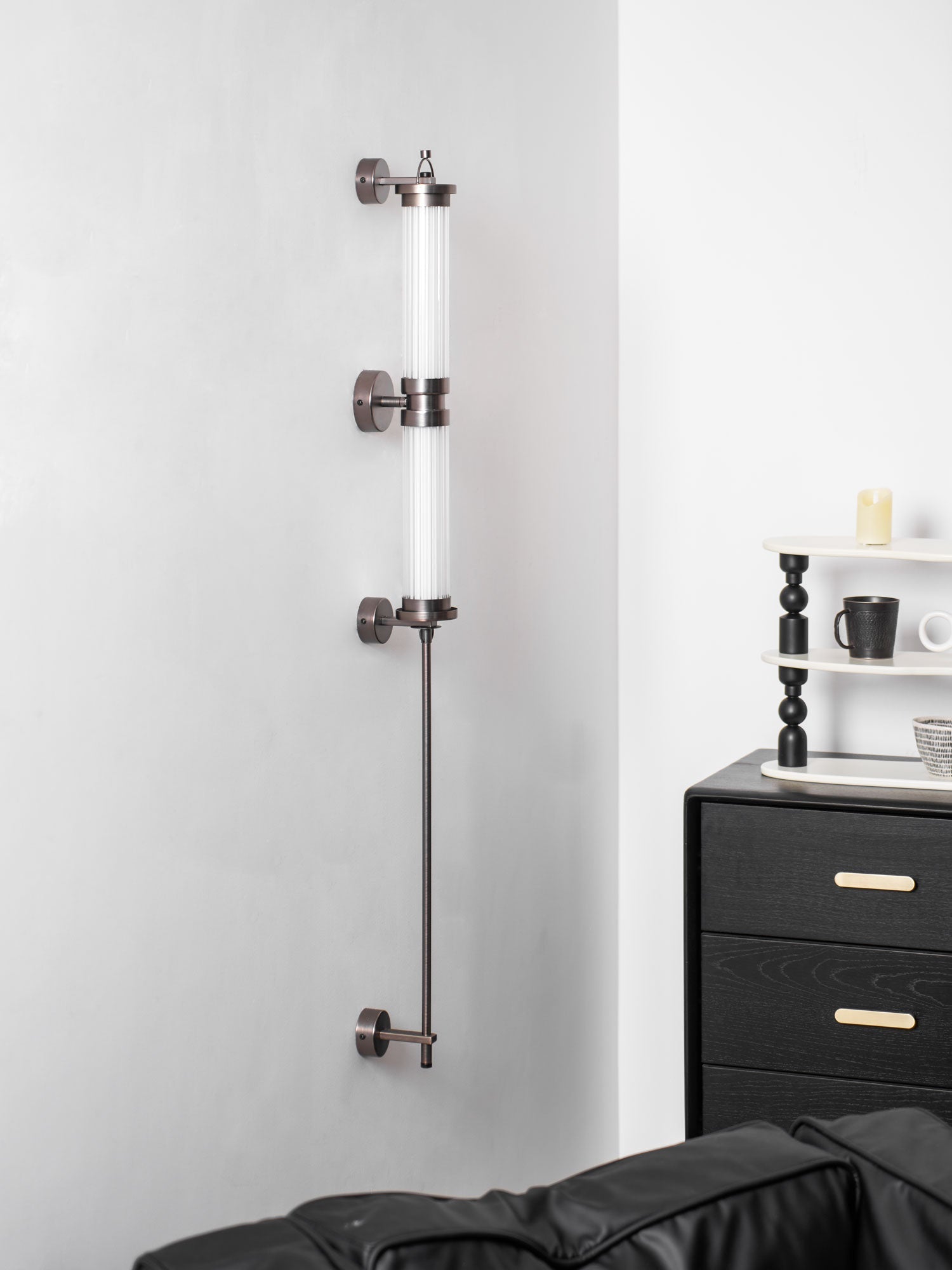 Myrtle Applique Murale Verticale en Verre Art Nordic Premium - Neutralighting