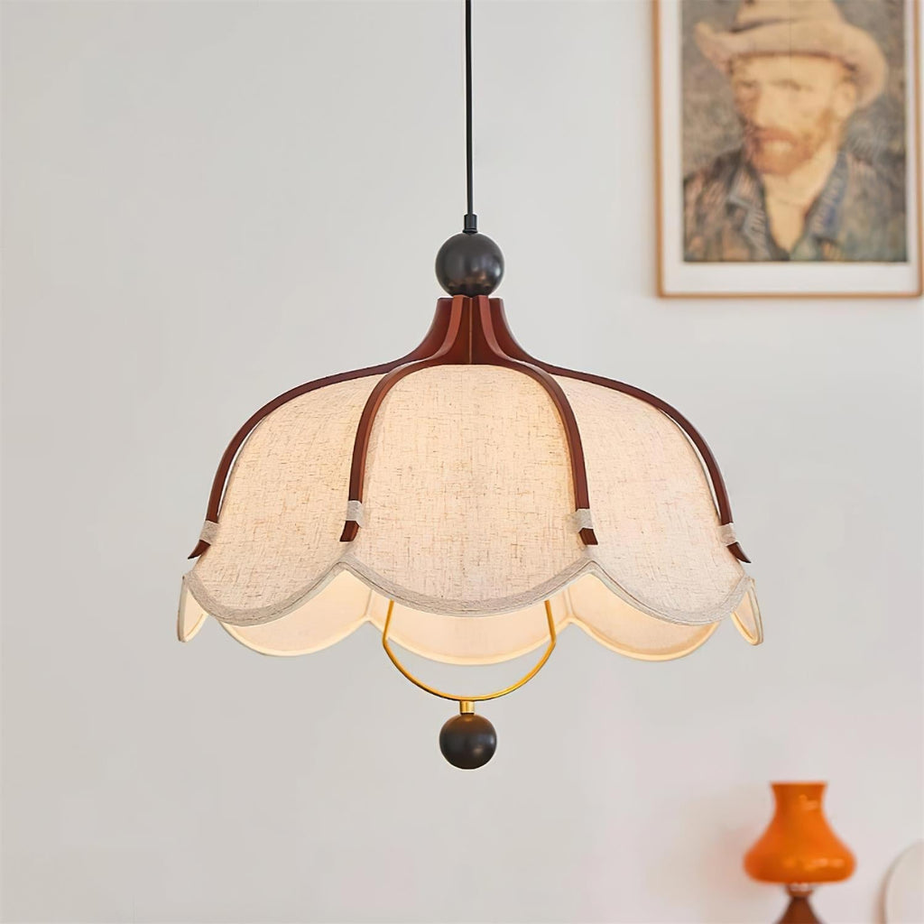 Feyno Vlampe Suspendue en Tissu Vintage - Neutralighting