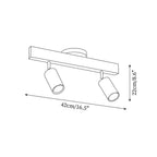 Veril Plafonnier Spot Bois - Neutralighting