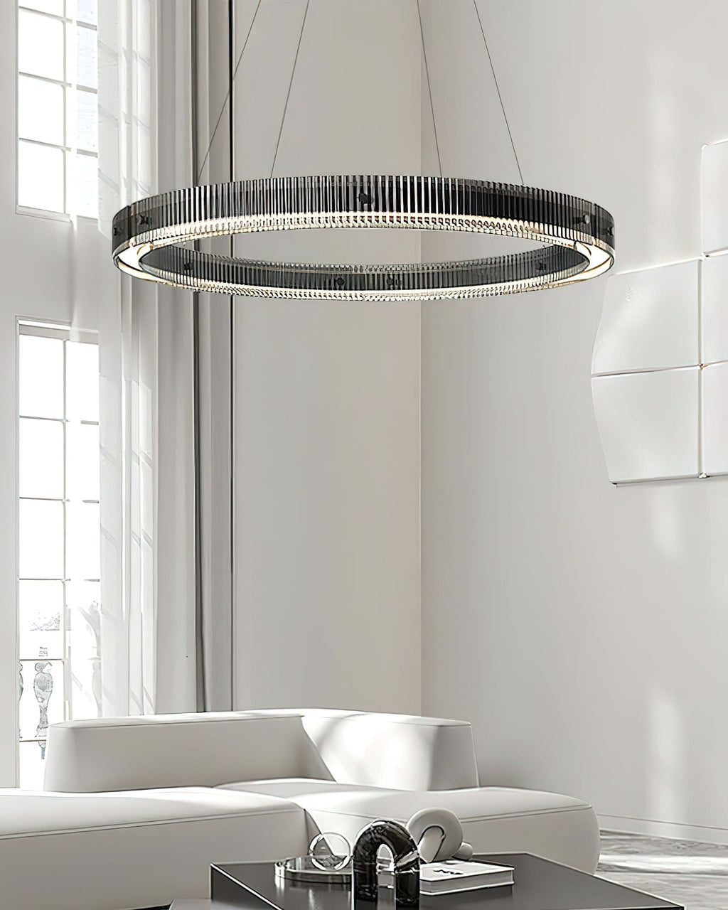 Lustra Chandelier Anneau Minimaliste LED - Neutralighting