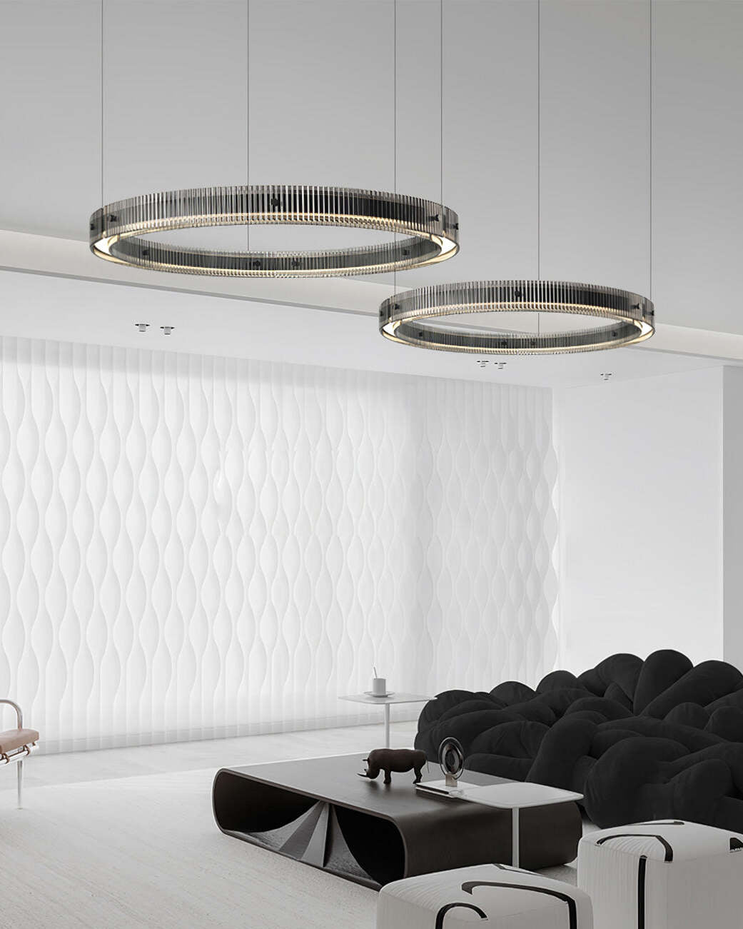 Lustra Chandelier Anneau Minimaliste LED - Neutralighting
