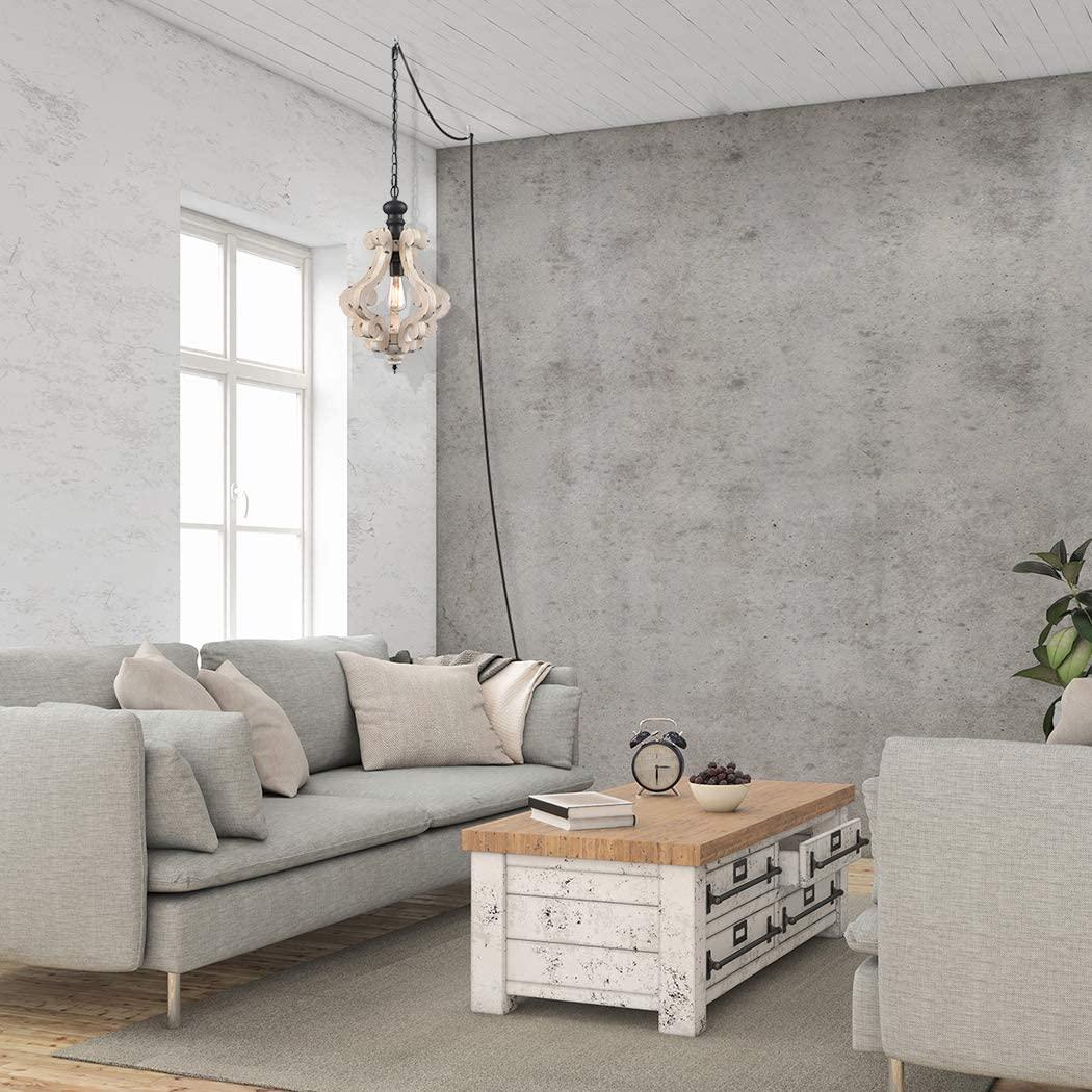 Omar Lampe Pendante Bois Vintage - Neutralighting