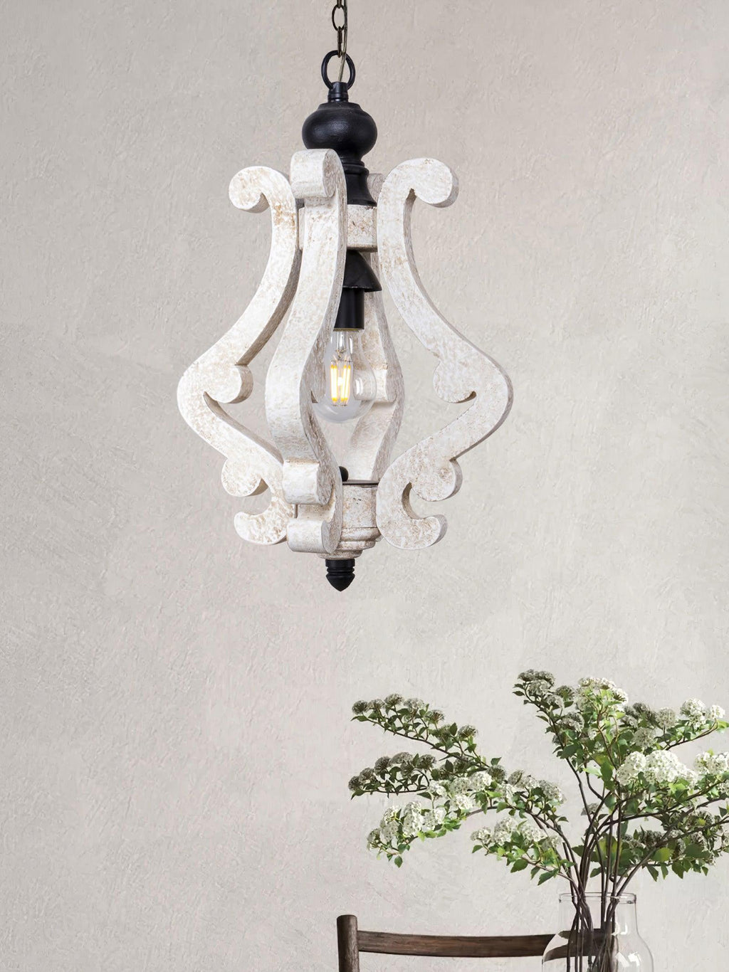 Omar Lampe Pendante Bois Vintage - Neutralighting
