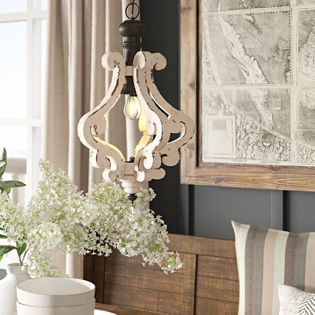 Omar Lampe Pendante Bois Vintage - Neutralighting