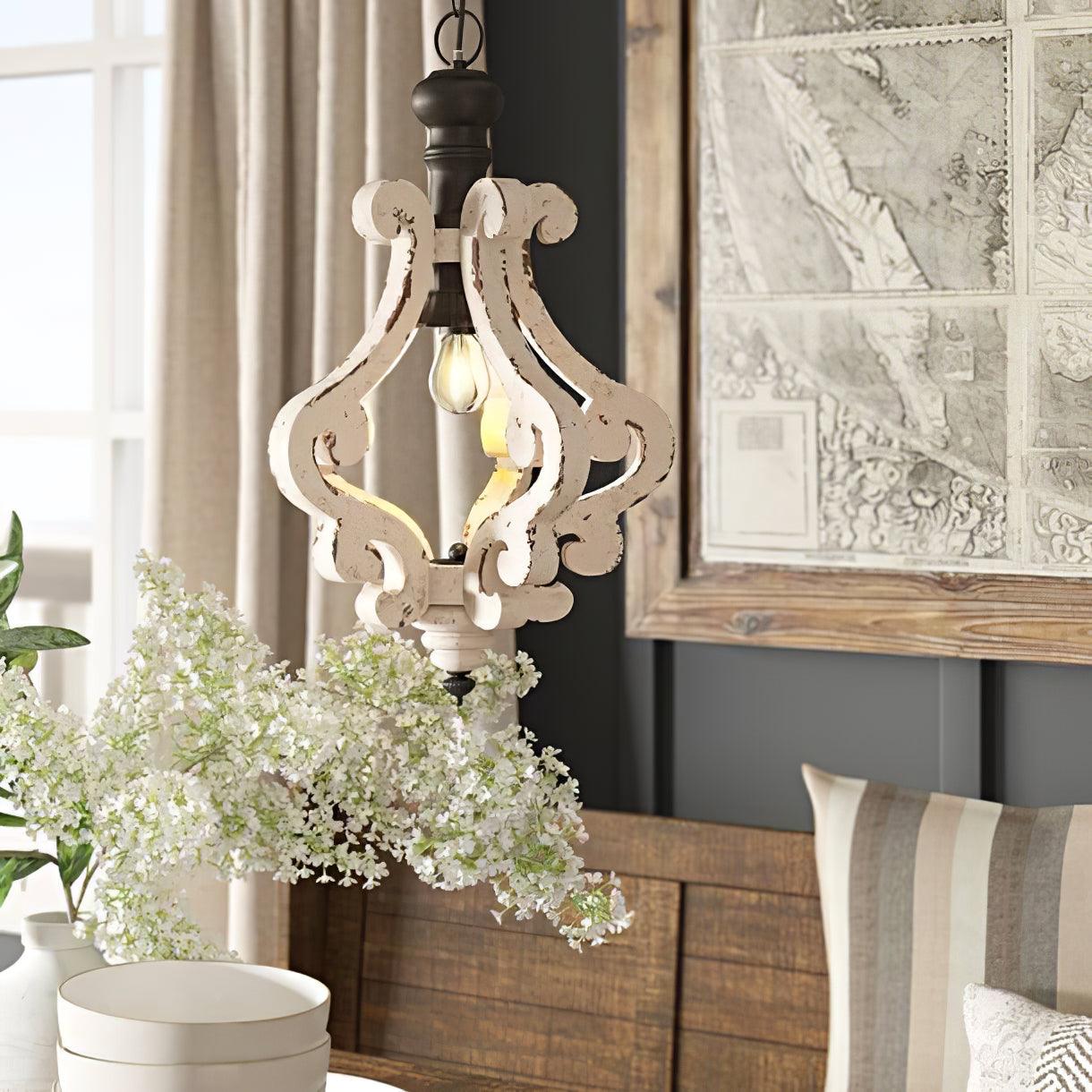 Omar Lampe Pendante Bois Vintage - Neutralighting