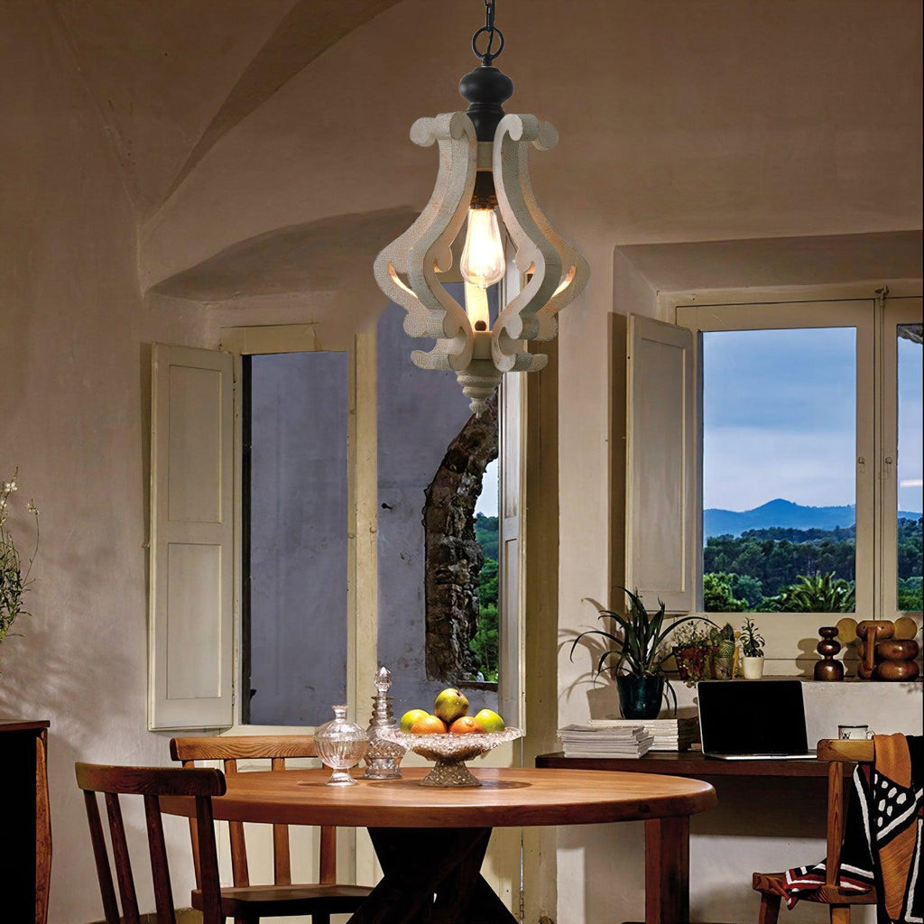Omar Lampe Pendante Bois Vintage - Neutralighting