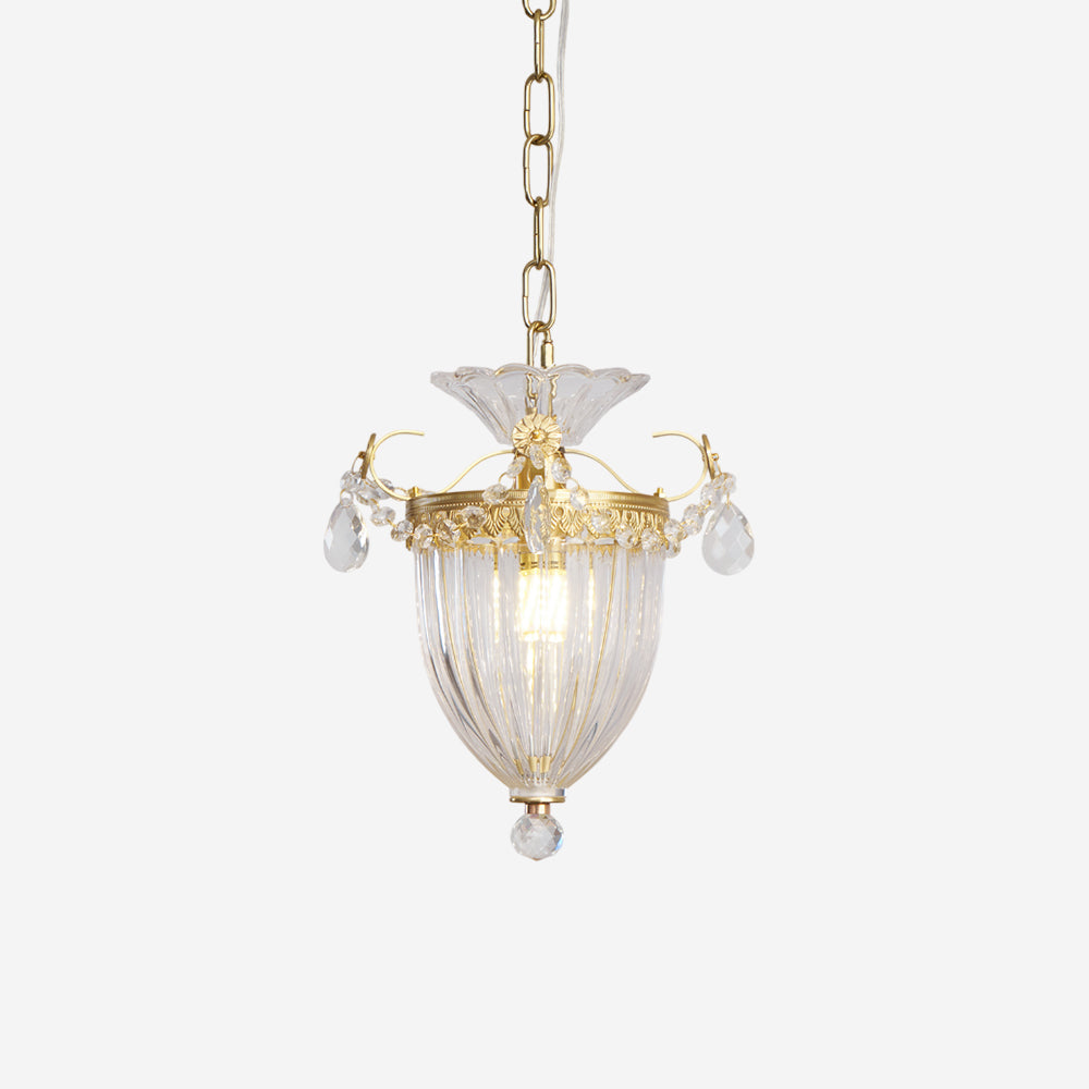 Lampe Pendante Glamour Vintage Gouttes de Cristal Accent Table à Manger - Neutralighting