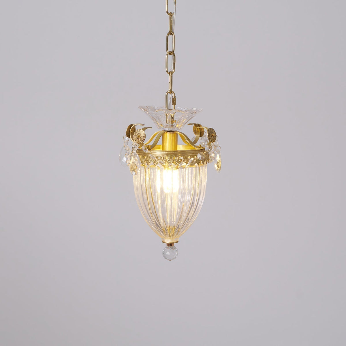 Lampe Pendante Glamour Vintage Gouttes de Cristal Accent Table à Manger - Neutralighting
