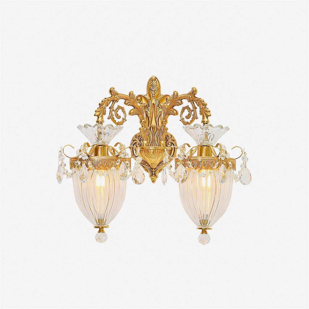 Elosia Lustra Applique Murale Double Dorée Élégante - Neutralighting