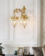 Elosia Lustra Applique Murale Double Dorée Élégante - Neutralighting