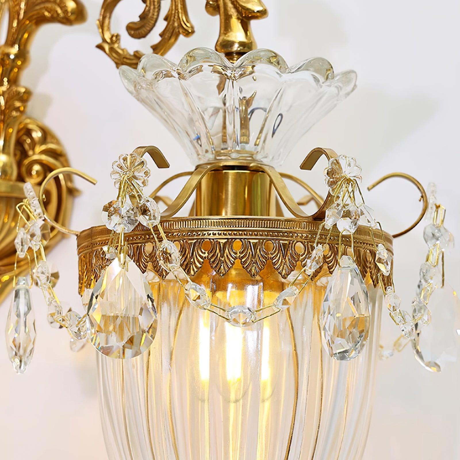 Elosia Lustra Applique Murale Double Dorée Élégante - Neutralighting