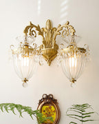 Elosia Lustra Applique Murale Double Dorée Élégante - Neutralighting
