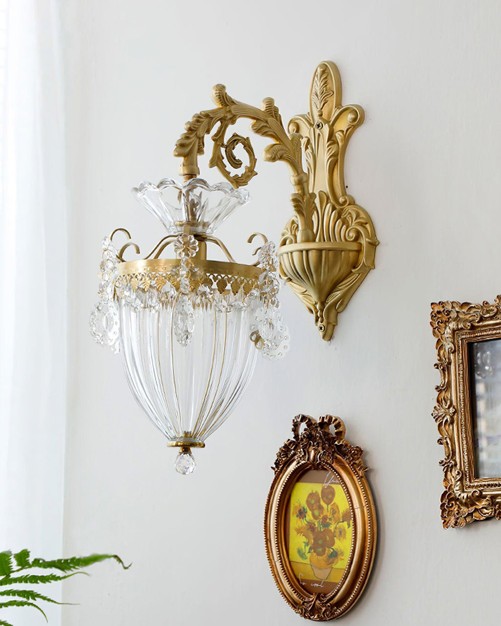 Elosia Lustra Applique Murale Double Dorée Élégante - Neutralighting