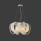 Lustra Chandelier Maille Cristal Doré Cascade Scintillante - Neutralighting