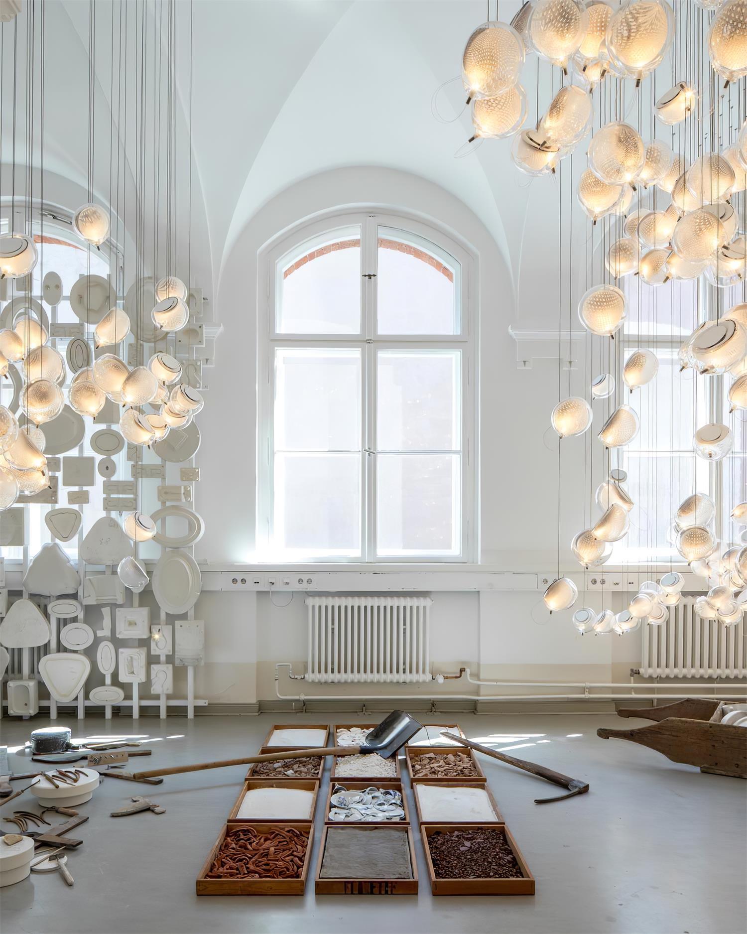 Sfera Chandelier Moderne Minimaliste en Verre - Neutralighting
