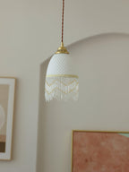 Mesh Lampe Pendante en Verre À Franges - Neutralighting