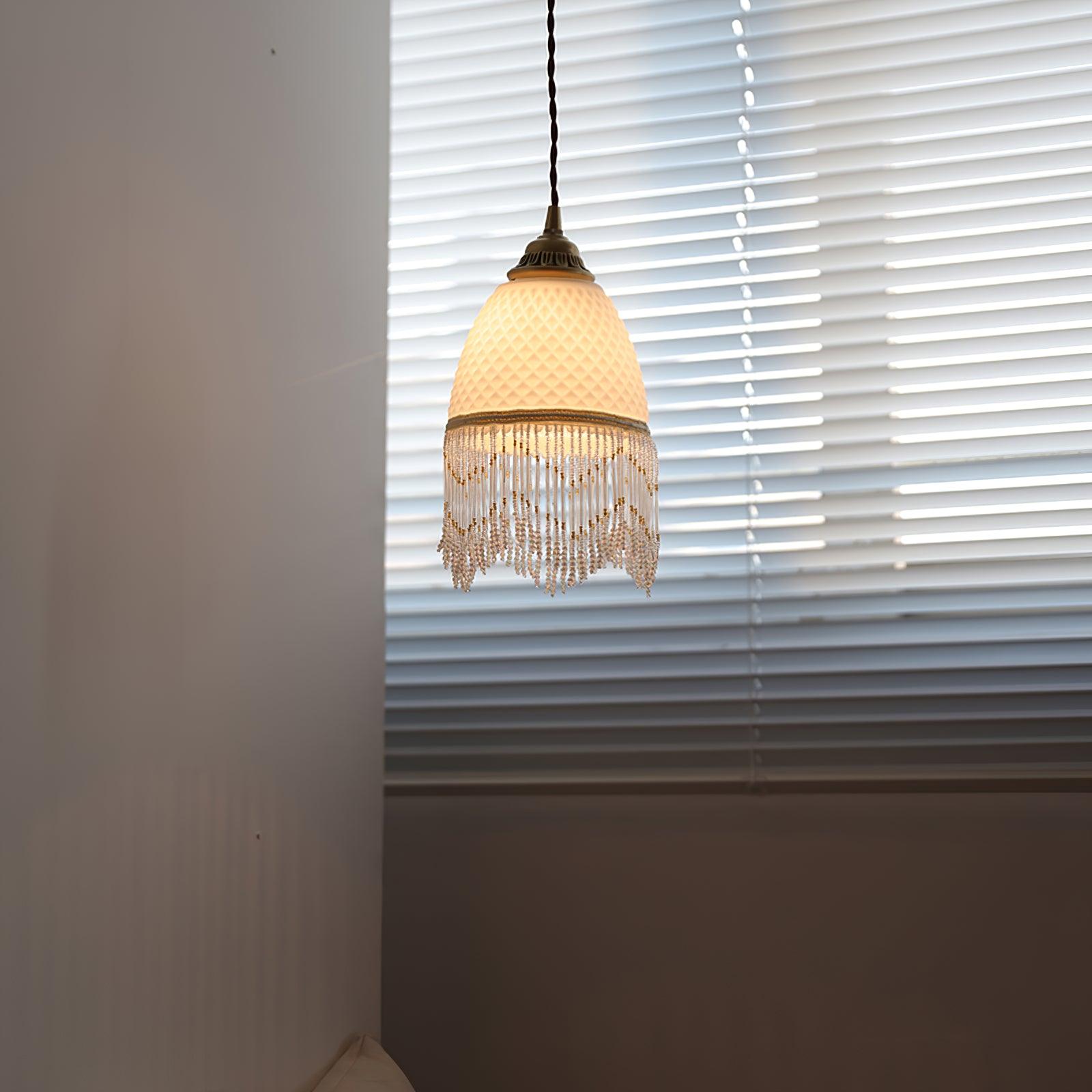 Mesh Lampe Pendante en Verre À Franges - Neutralighting
