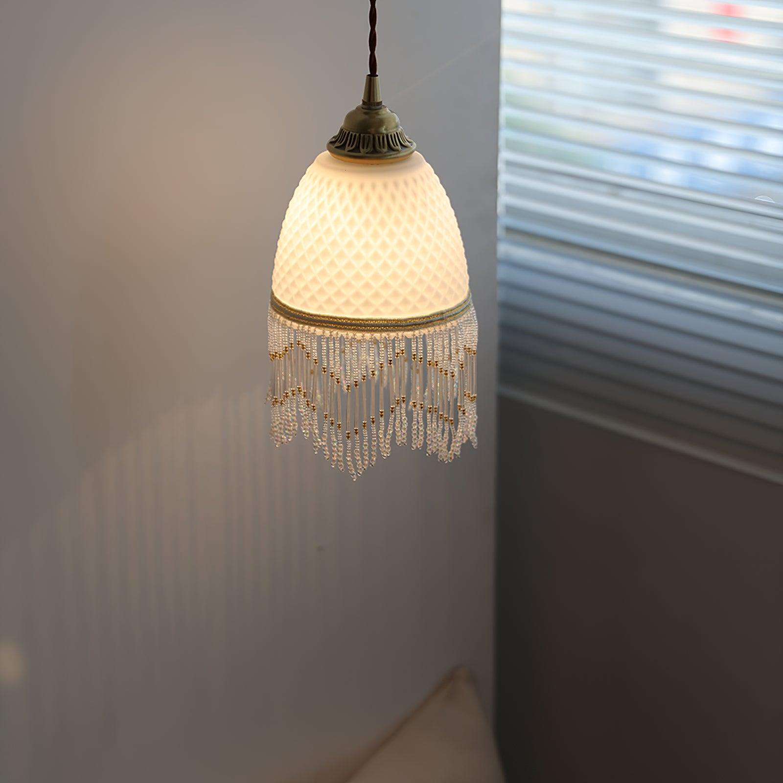 Mesh Lampe Pendante en Verre À Franges - Neutralighting