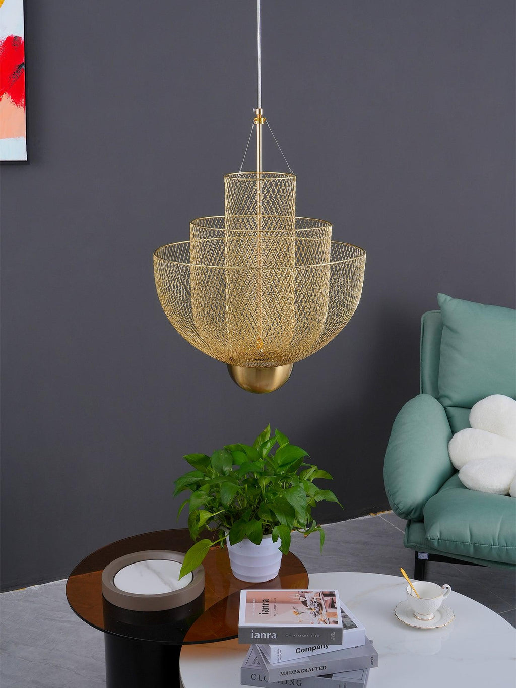 Myraeara Lustre Métal Art Créatif Individuel - Neutralighting