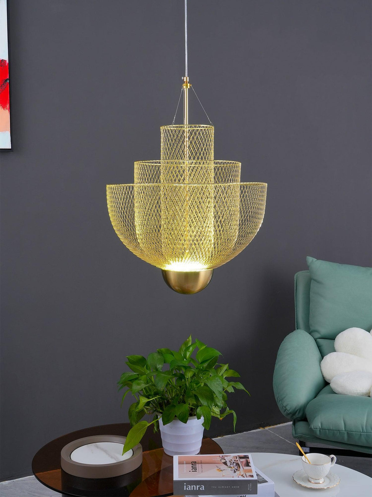 Myraeara Lustre Métal Art Créatif Individuel - Neutralighting