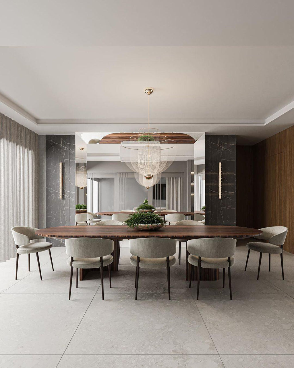 Lustra Chandelier Meshmatics Suspendu Radieux - Neutralighting