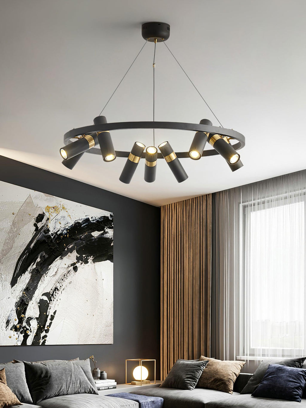 Nova Chandelier Acrylique Industriel - Neutralighting