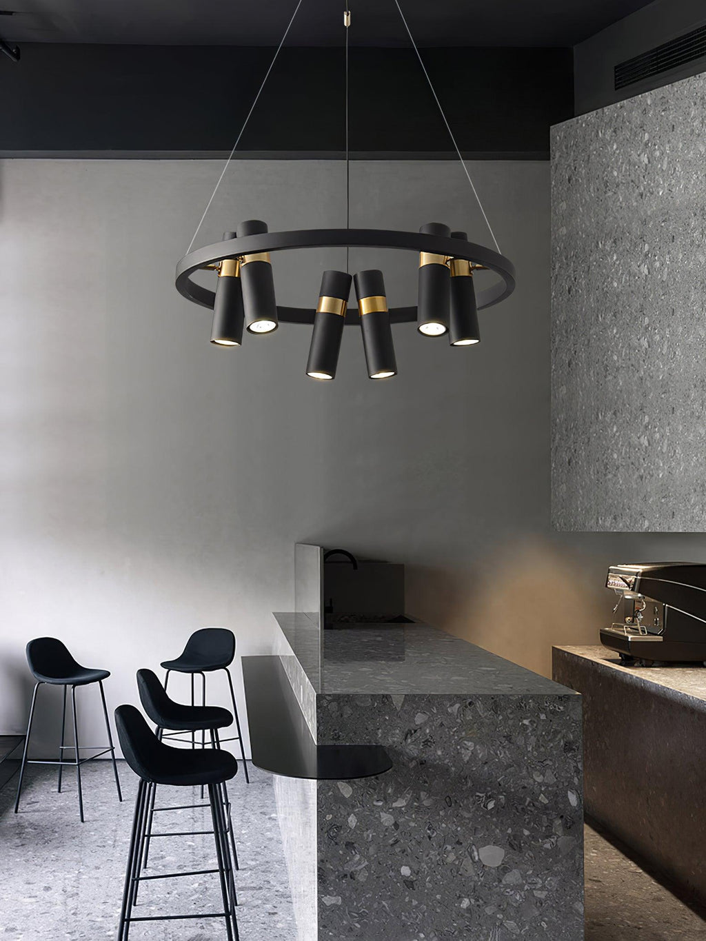 Nova Chandelier Acrylique Industriel - Neutralighting