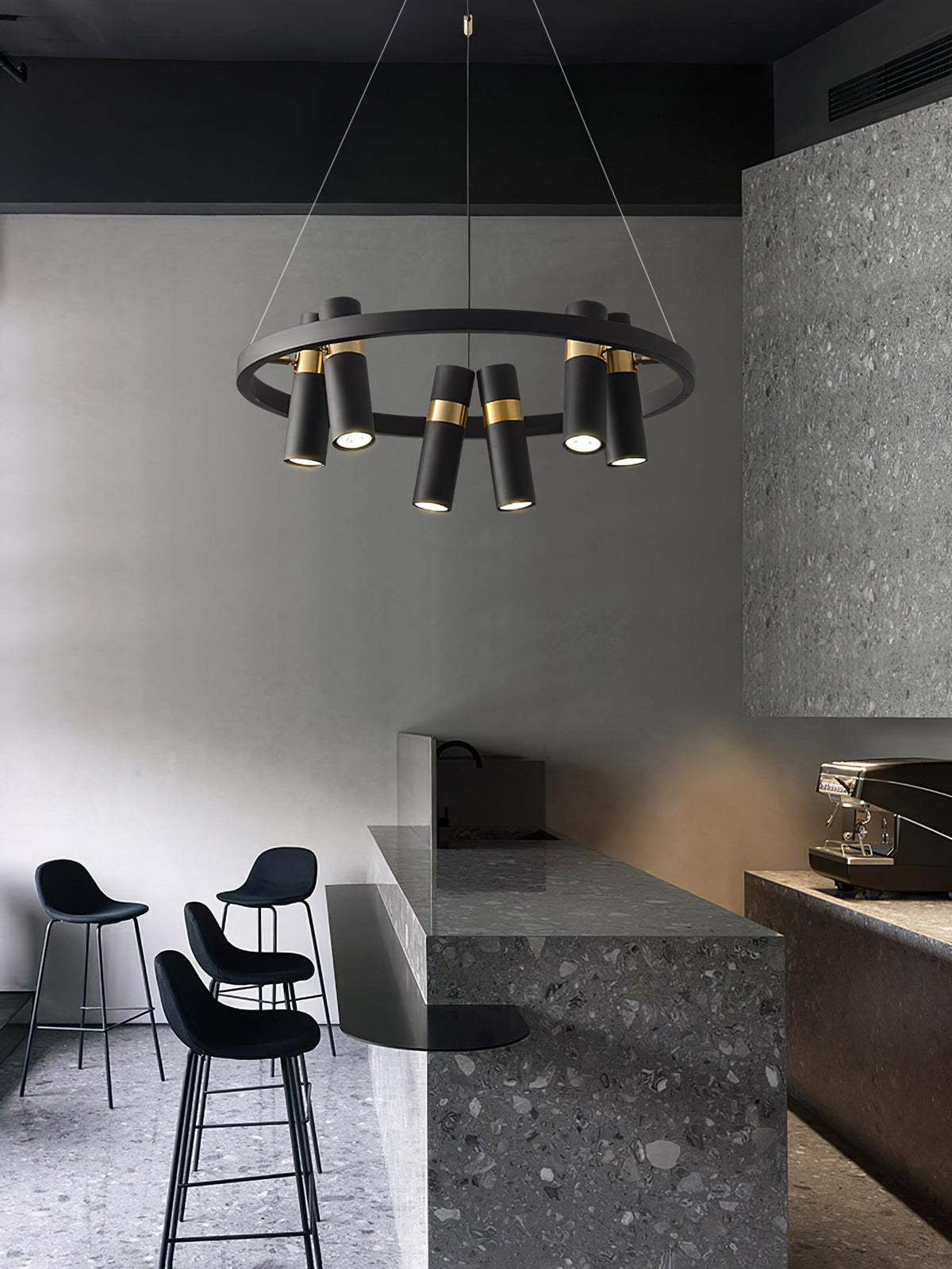 Nova Chandelier Acrylique Industriel - Neutralighting