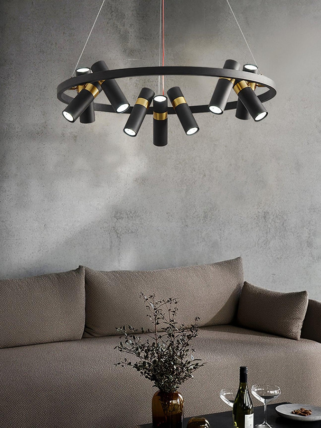 Nova Chandelier Acrylique Industriel - Neutralighting