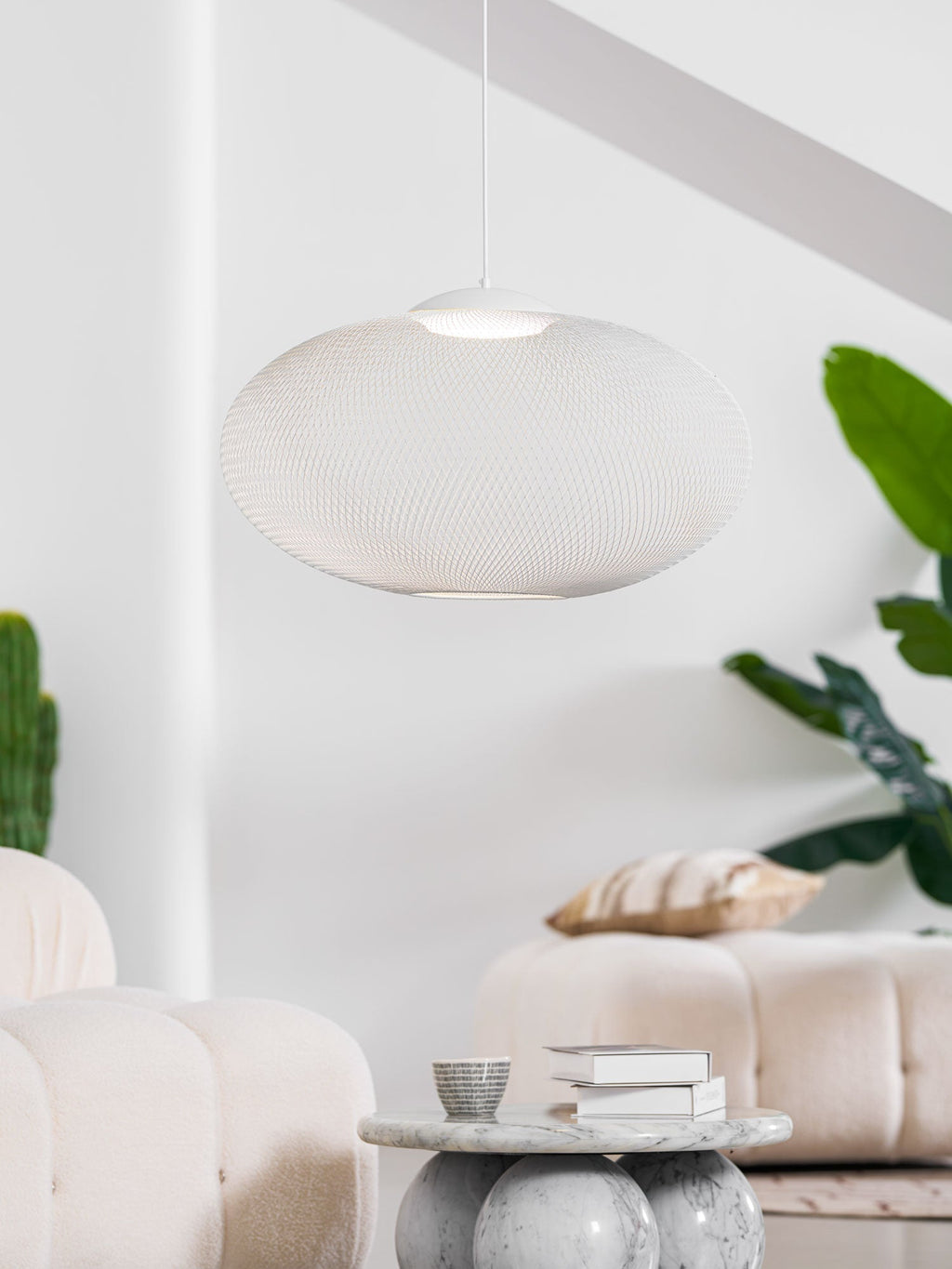 Lustra Suspension Lampe Maille Noire - Neutralighting