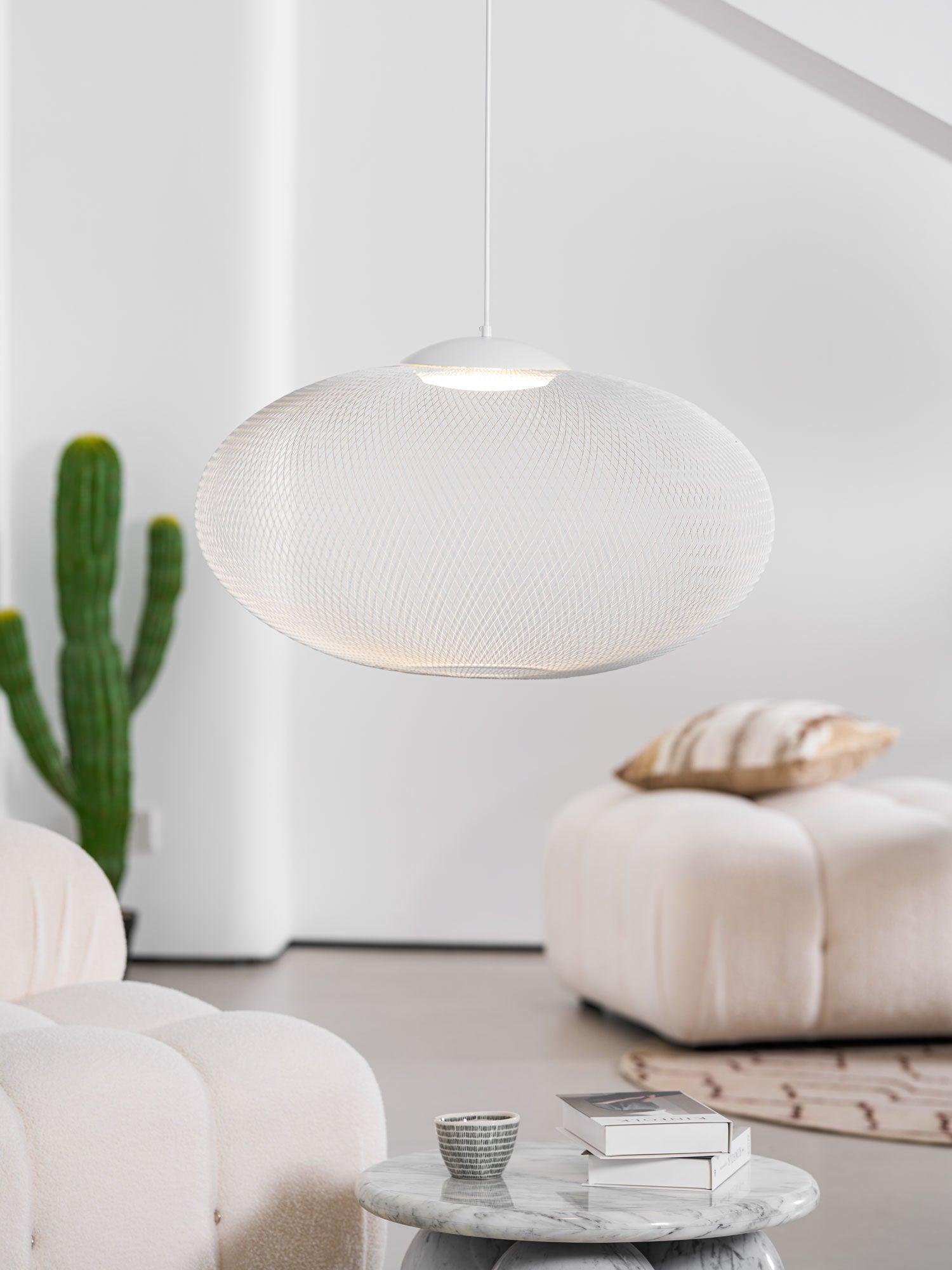 Lustra Suspension Lampe Maille Noire - Neutralighting