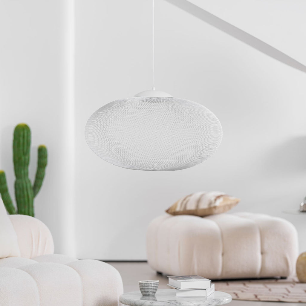 Lustra Suspension Lampe Maille Noire - Neutralighting