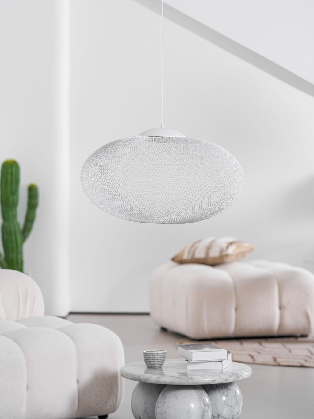 Lustra Suspension Lampe Maille Noire - Neutralighting