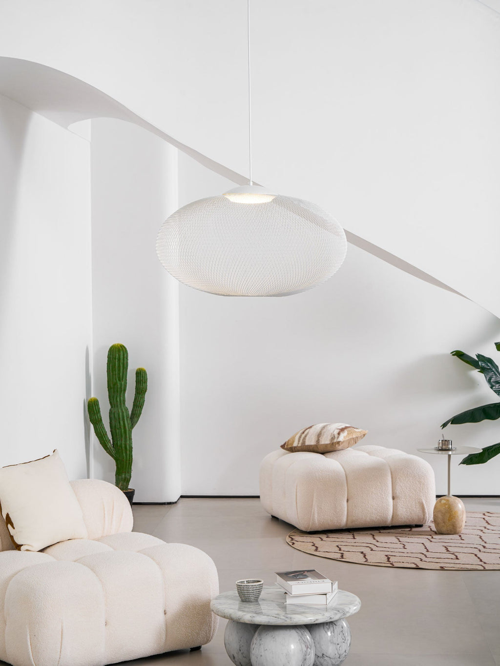Lustra Suspension Lampe Maille Noire - Neutralighting