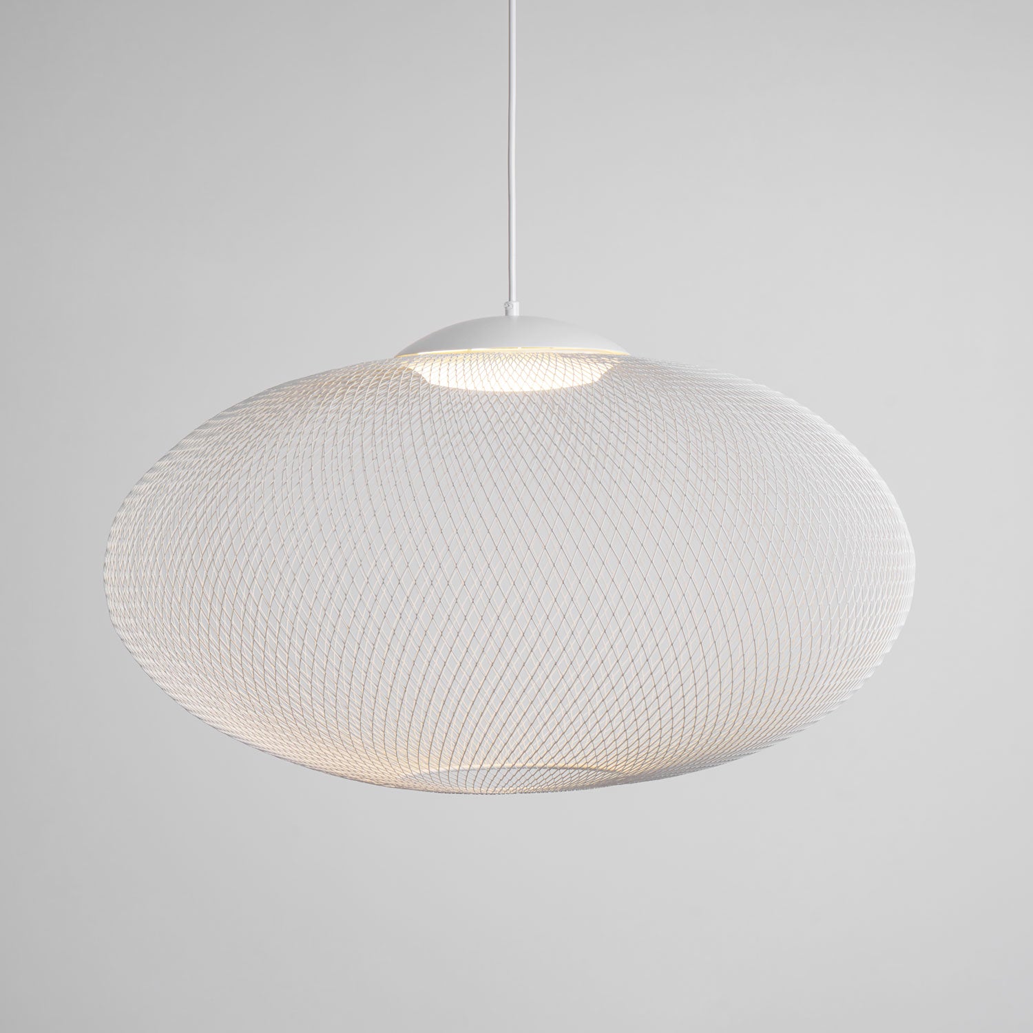 Lustra Suspension Lampe Maille Noire - Neutralighting