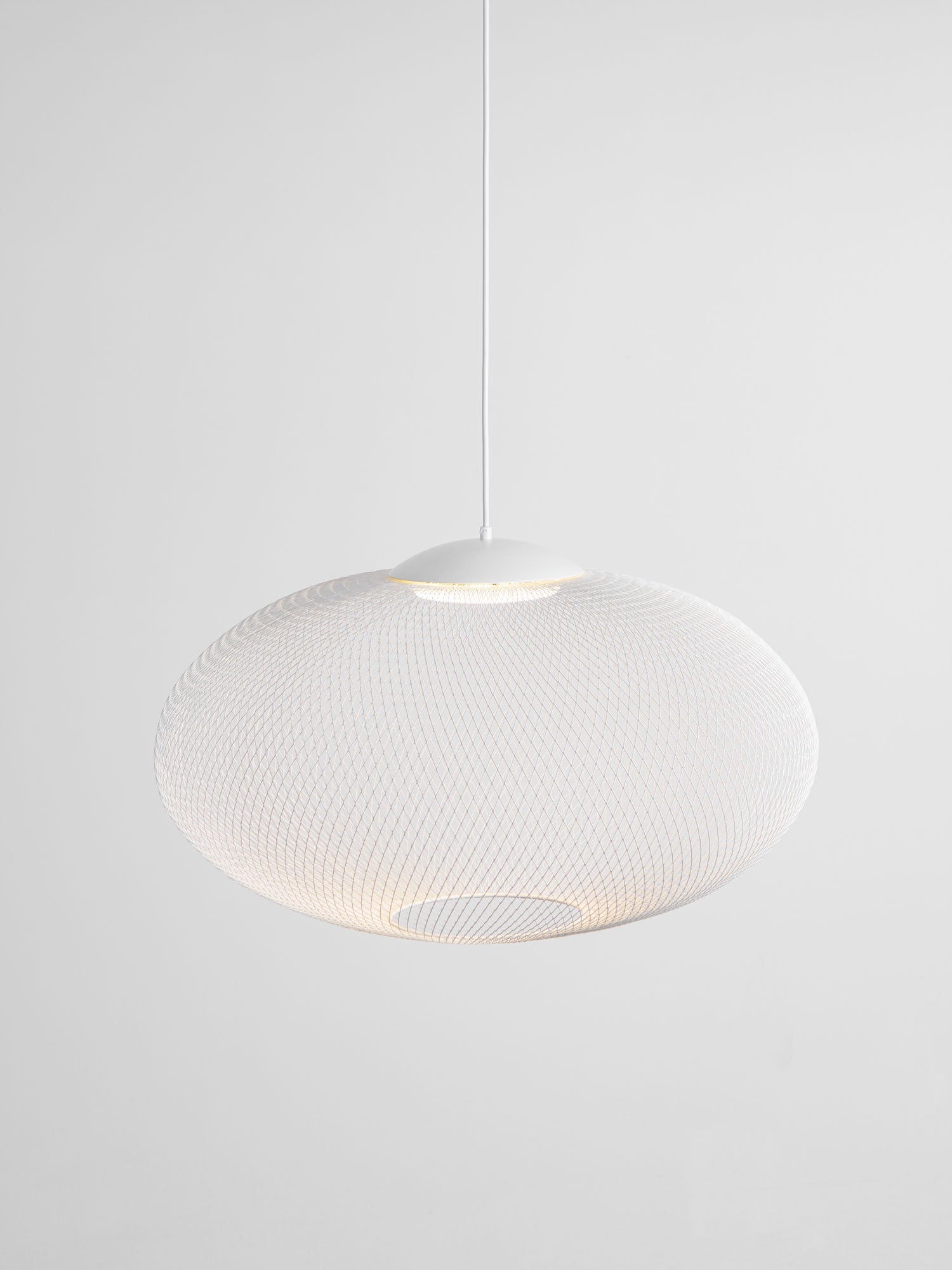 Lustra Suspension Lampe Maille Noire - Neutralighting