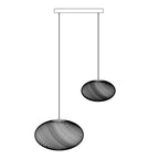 Lustra Suspension Lampe Maille Noire - Neutralighting