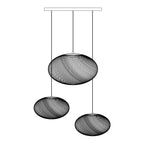 Lustra Suspension Lampe Maille Noire - Neutralighting