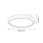 Ritta Plafonnier Rond Travertin Mignon - Neutralighting