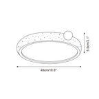 Ritta Plafonnier Rond Travertin Mignon - Neutralighting