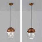 Aged Lampe Suspension Verre Dôme Minimaliste - Neutralighting