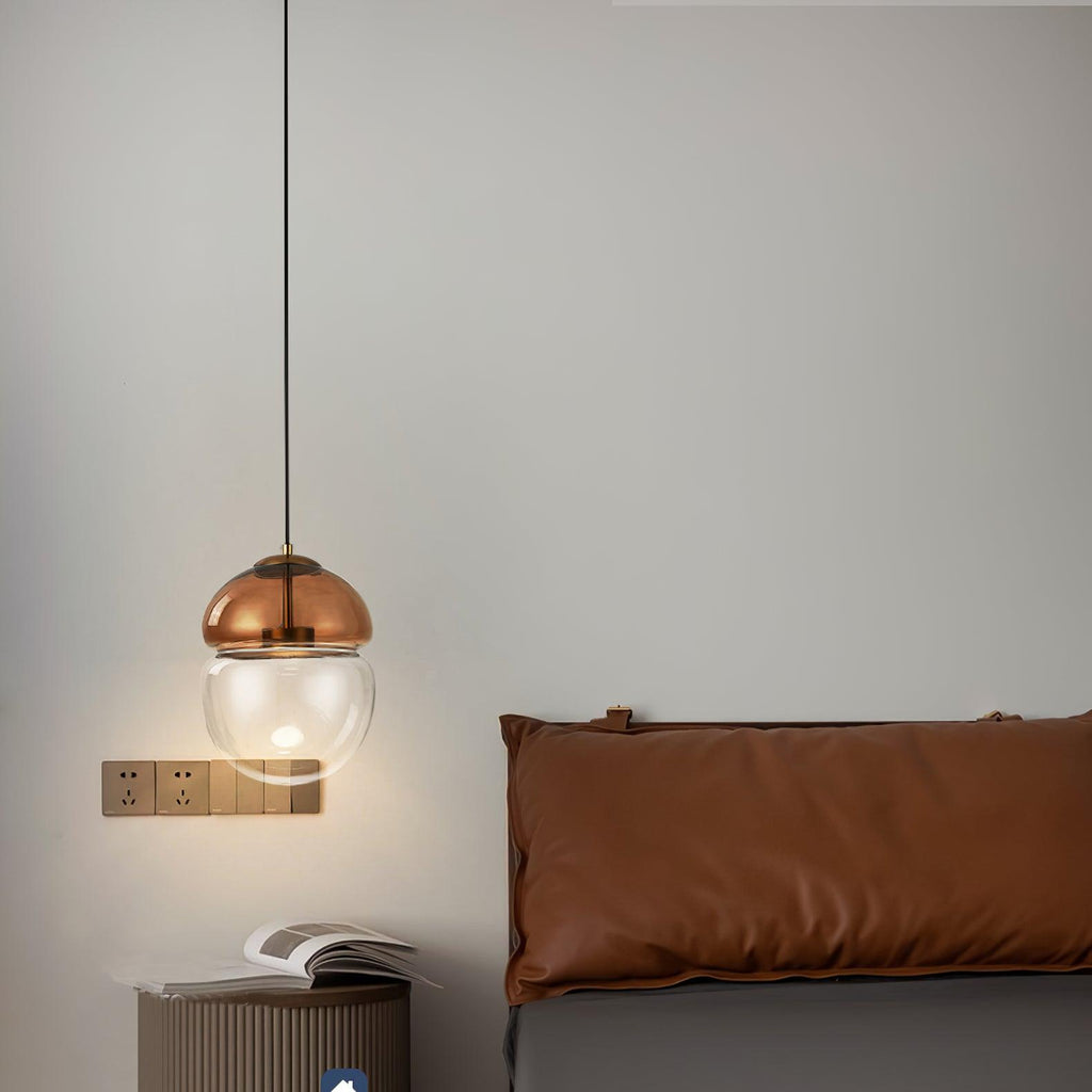 Aged Lampe Suspension Verre Dôme Minimaliste - Neutralighting