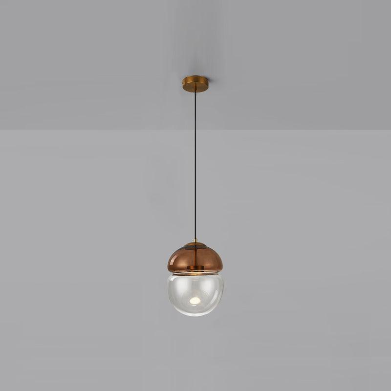 Aged Lampe Suspension Verre Dôme Minimaliste - Neutralighting